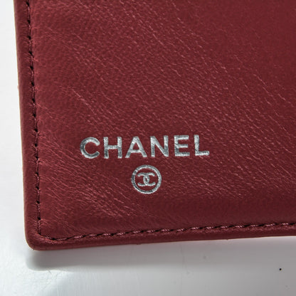 Chanel Lambskin Quilted Compact French Flap Wallet Pink 6 of 8