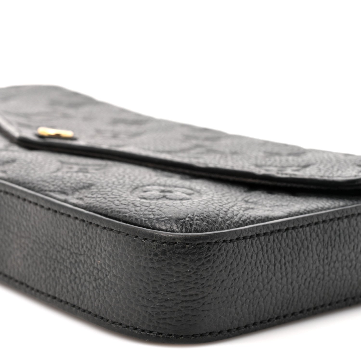 Louis Vuitton Empreinte Pochette Felicie Chain Wallet Black 9 of 11