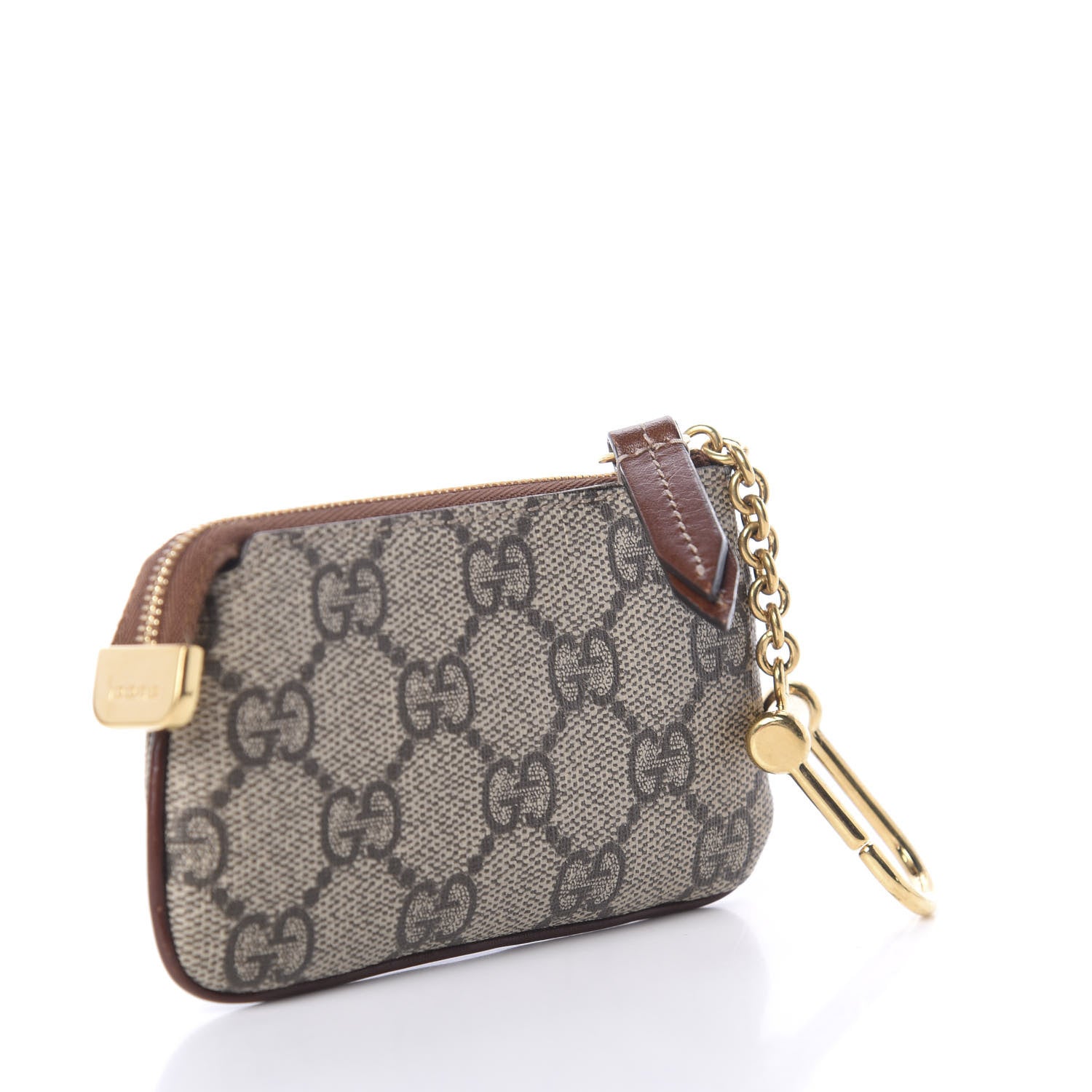 Gucci GG Supreme Monogram Key Case Brown 3 of 6