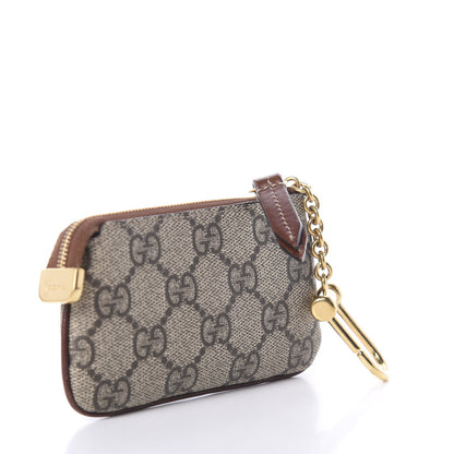 Gucci GG Supreme Monogram Key Case Brown 3 of 6