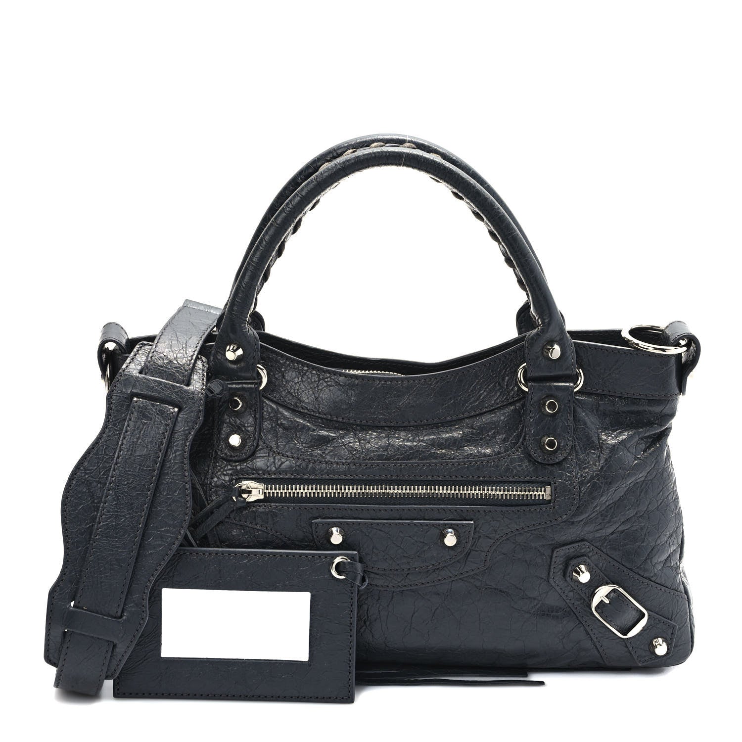 Balenciaga Agneau Classic Silver Hardware First Gris Fossile 1 of 8