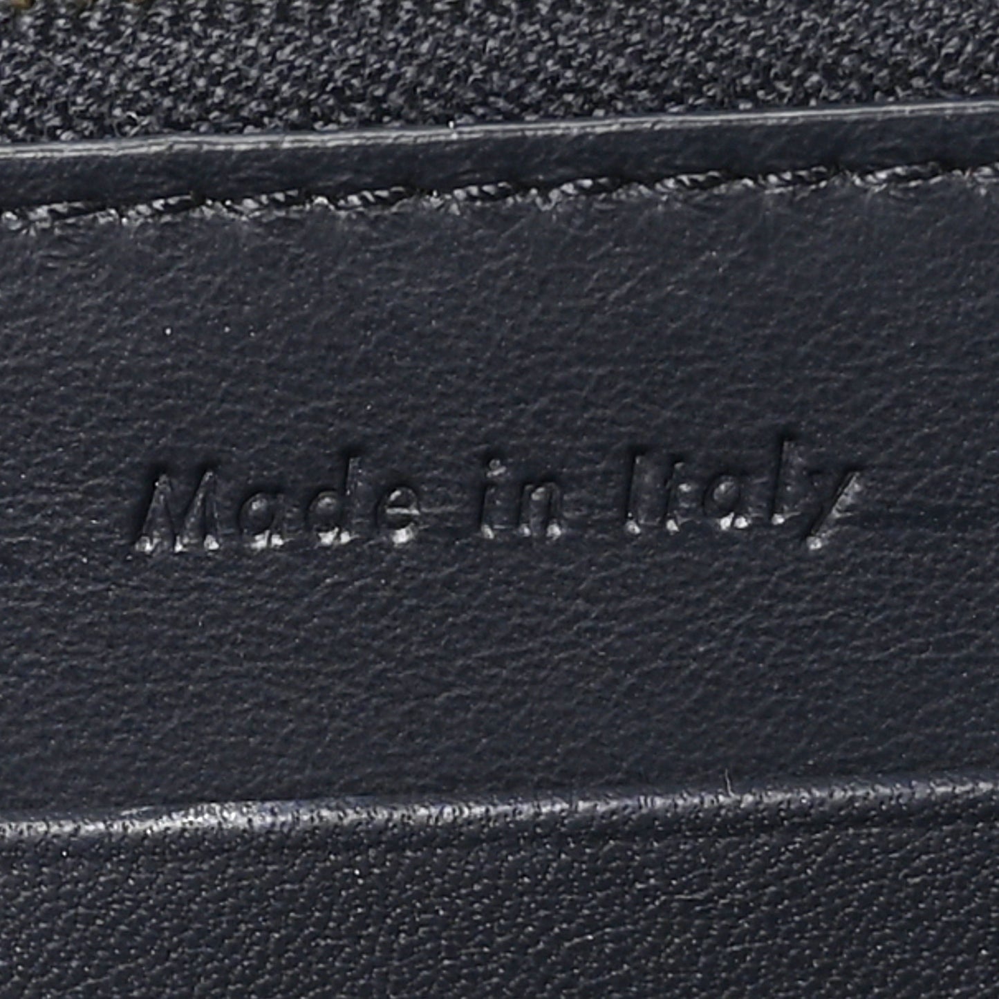 Smooth Calfskin Trotteur Clutch Navy Blue Red