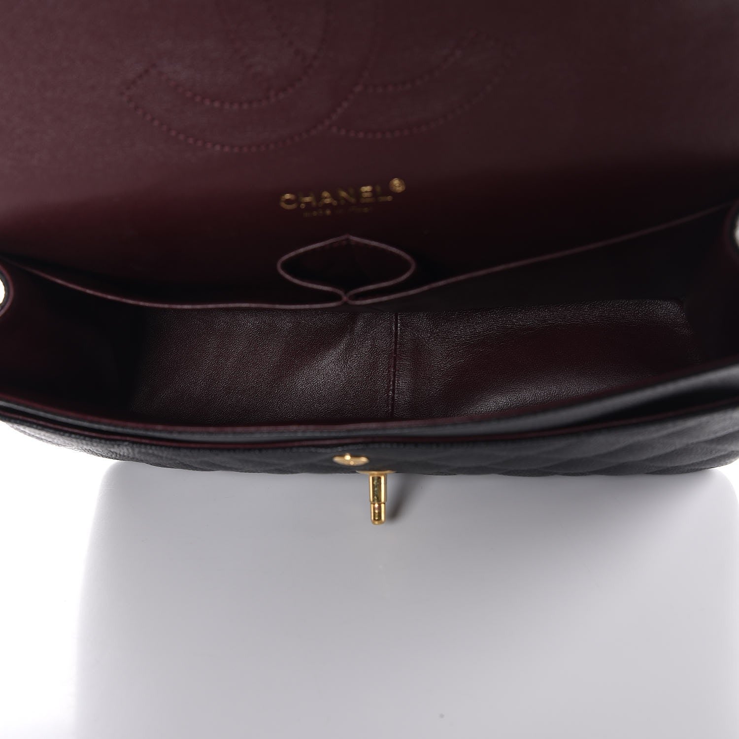 Chanel Caviar Quilted Jumbo Double Flap Black 6 of 8