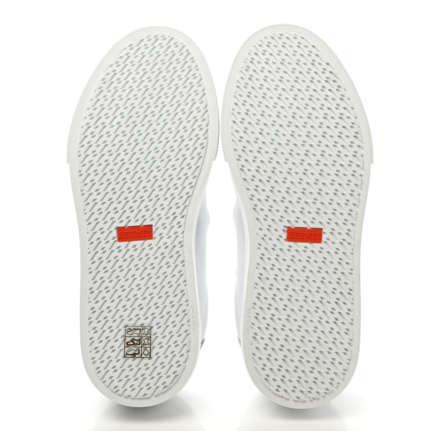 Hermes Calfskin Day Sneakers 39 White 5 of 9