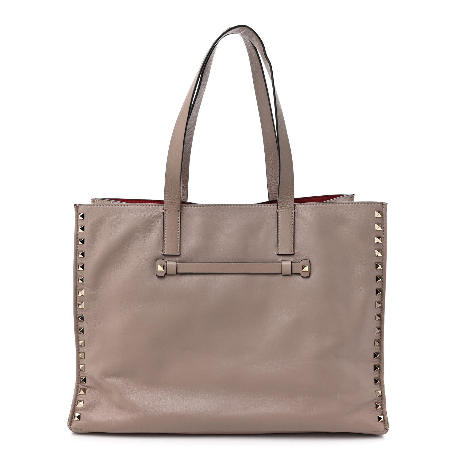 Valentino Garavani Nappa Medium Rockstud Soft Tote Soft Noisette 1 of 21