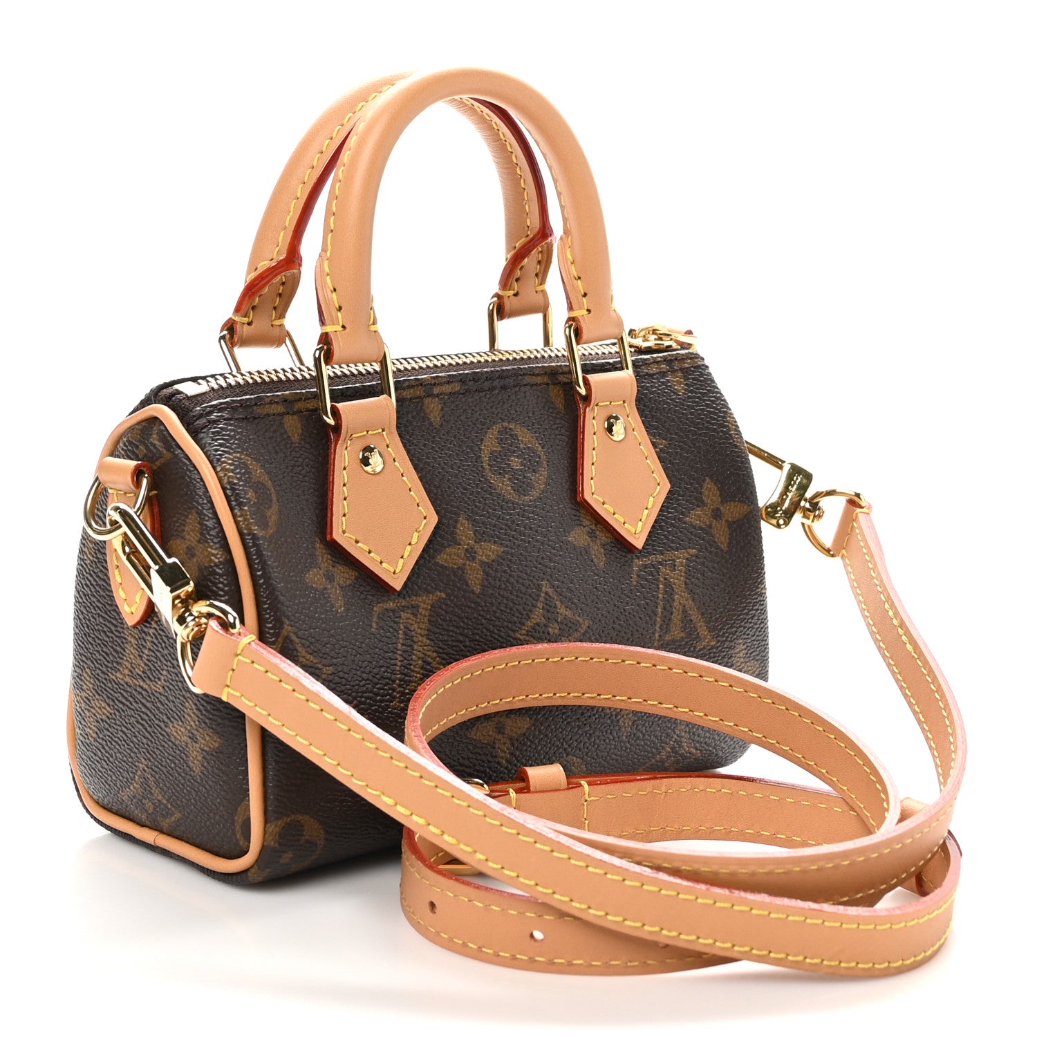 Louis Vuitton Monogram Nano Speedy Bandouliere 3 of 10