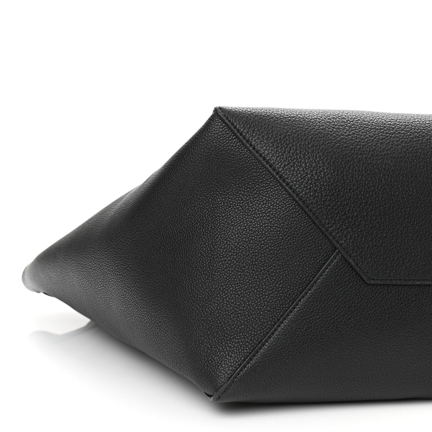Celine Soft Grained Calfskin Medium Belt Cabas Phantom Black 9 of 9