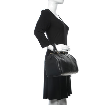Louis Vuitton Epi Speedy 25 Black 2 of 16