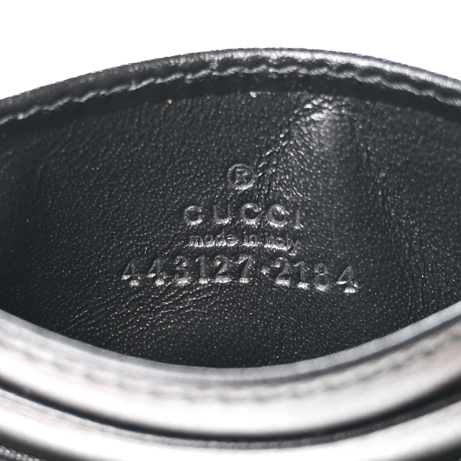 Gucci Calfskin Matelasse GG Marmont Card Holder Black 6 of 7