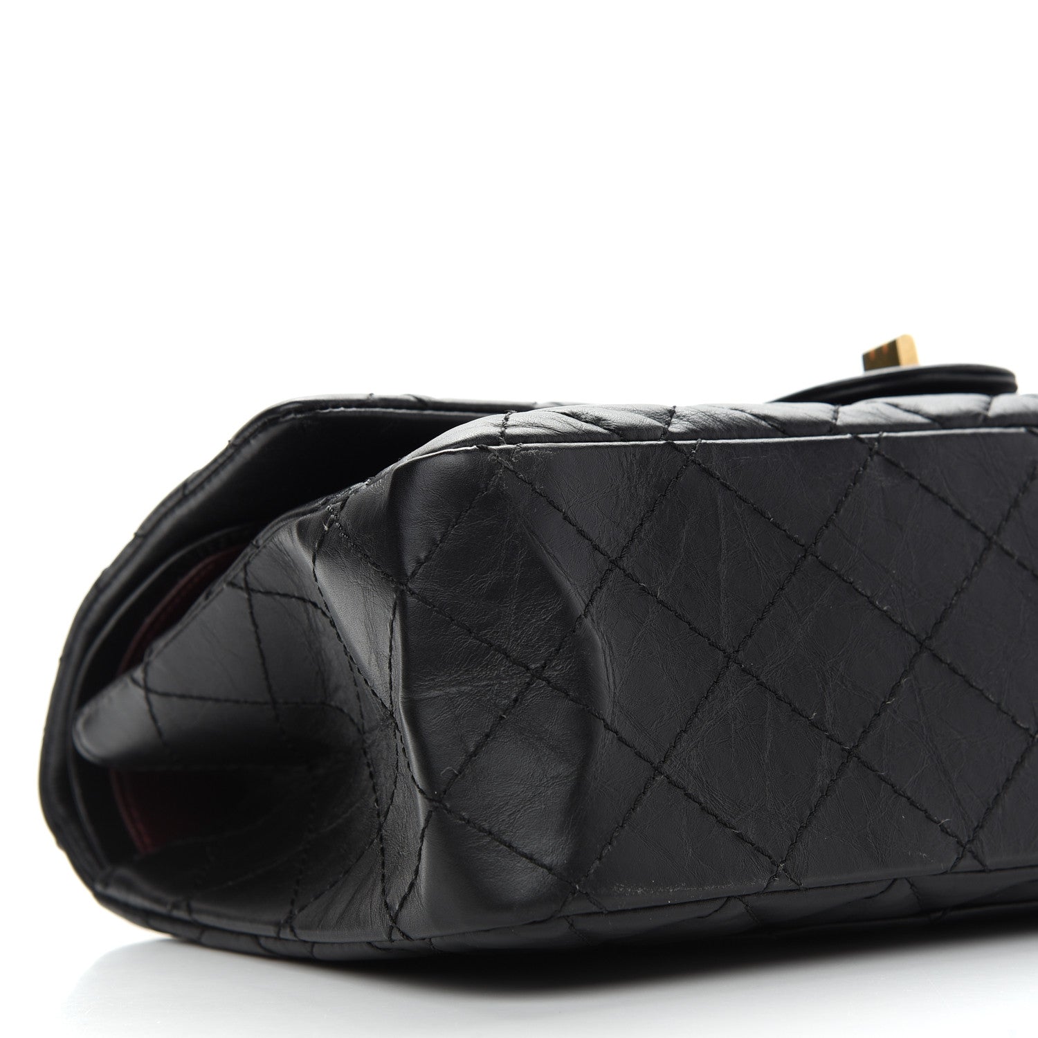 Chanel Aged Calfskin Quilted 2.55 Reissue 226 Flap Black 7 of 8
