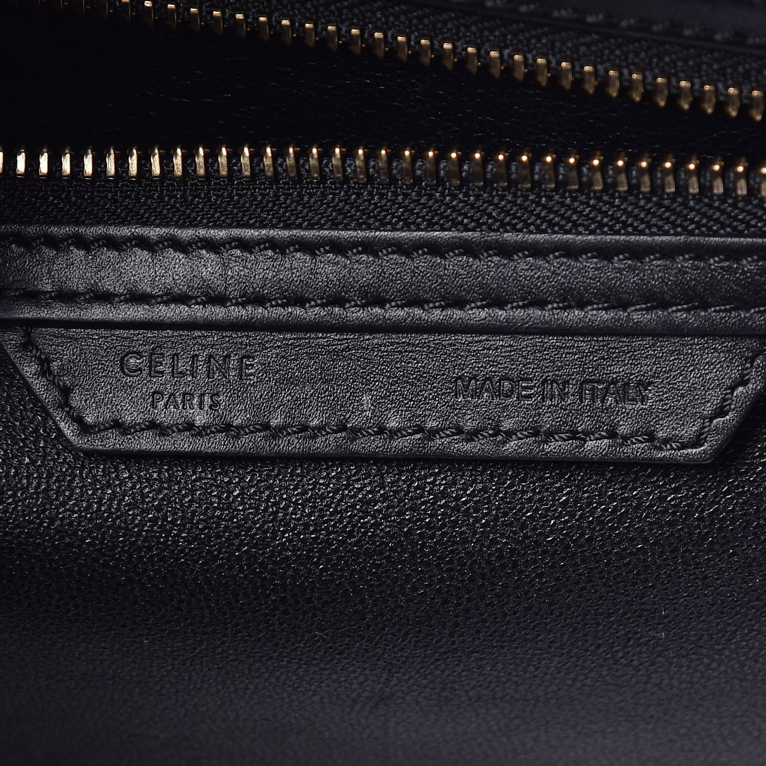 Celine Smooth Calfskin Mini Luggage Black 9 of 16