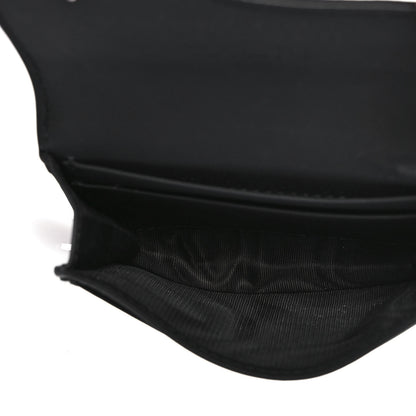 Christian Dior Ultra Matte Calfskin Saddle Card Holder Black 5 of 11