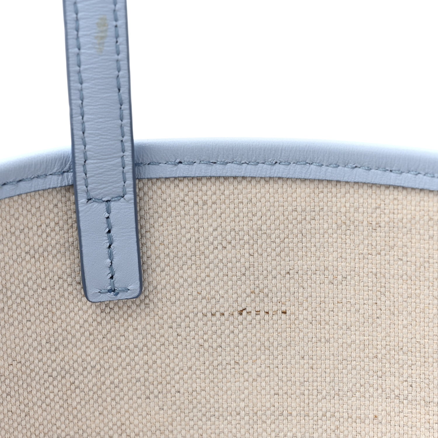 MCM Lauretos Nappa MIni Himmel Shopper Tote Ancient Blue 12 of 12