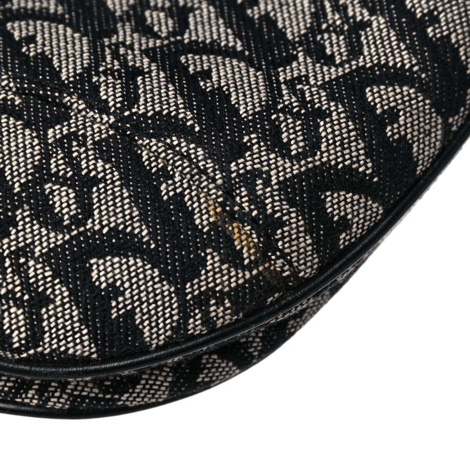 Christian Dior Monogram Saddle Bag Black 10 of 14