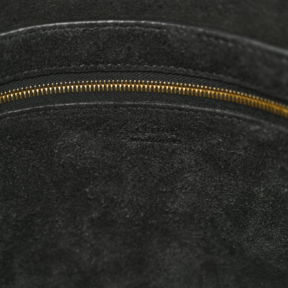 Celine Soft Grained Calfskin Sangle Bucket Bag Black 6 of 11