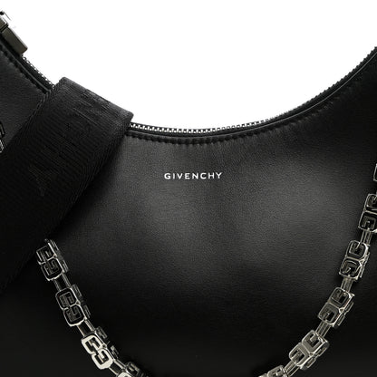 Givenchy Smooth Calfskin Small Moon Cut Out Shoulder Bag Black 8 of 10