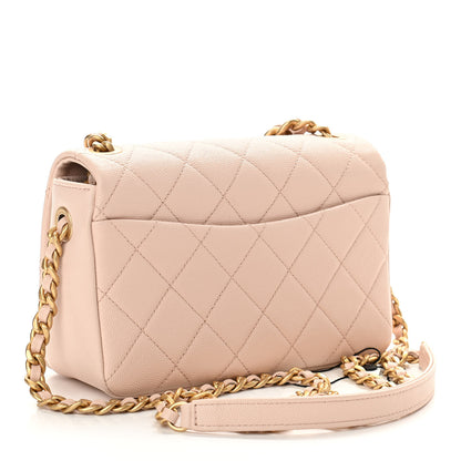 Chanel Caviar Quilted Small Fashion Therapy Flap Bag Beige 3 of 12