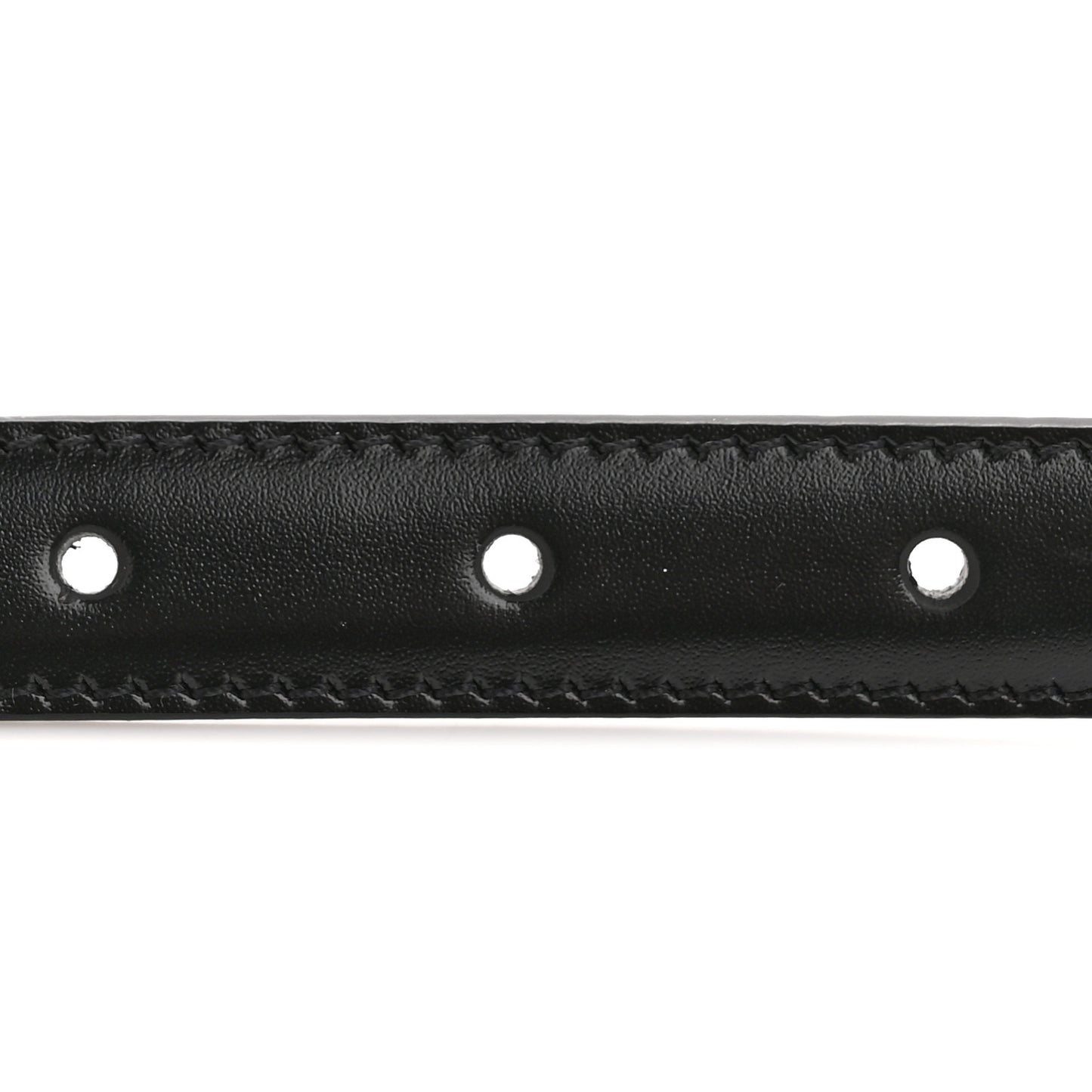 Box Calfskin Small 18mm Triomphe Belt 75 Black