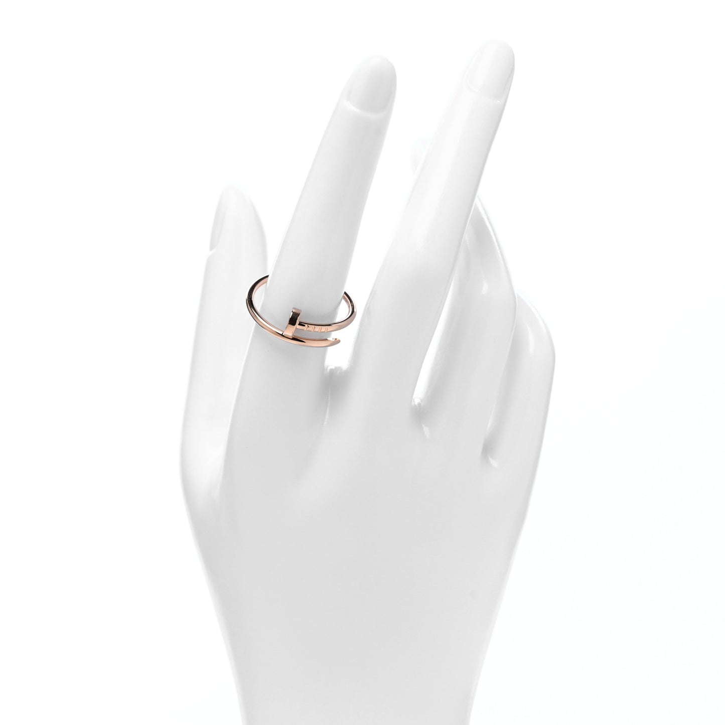 18K Pink Gold Small Juste Un Clou Ring 59 8.75