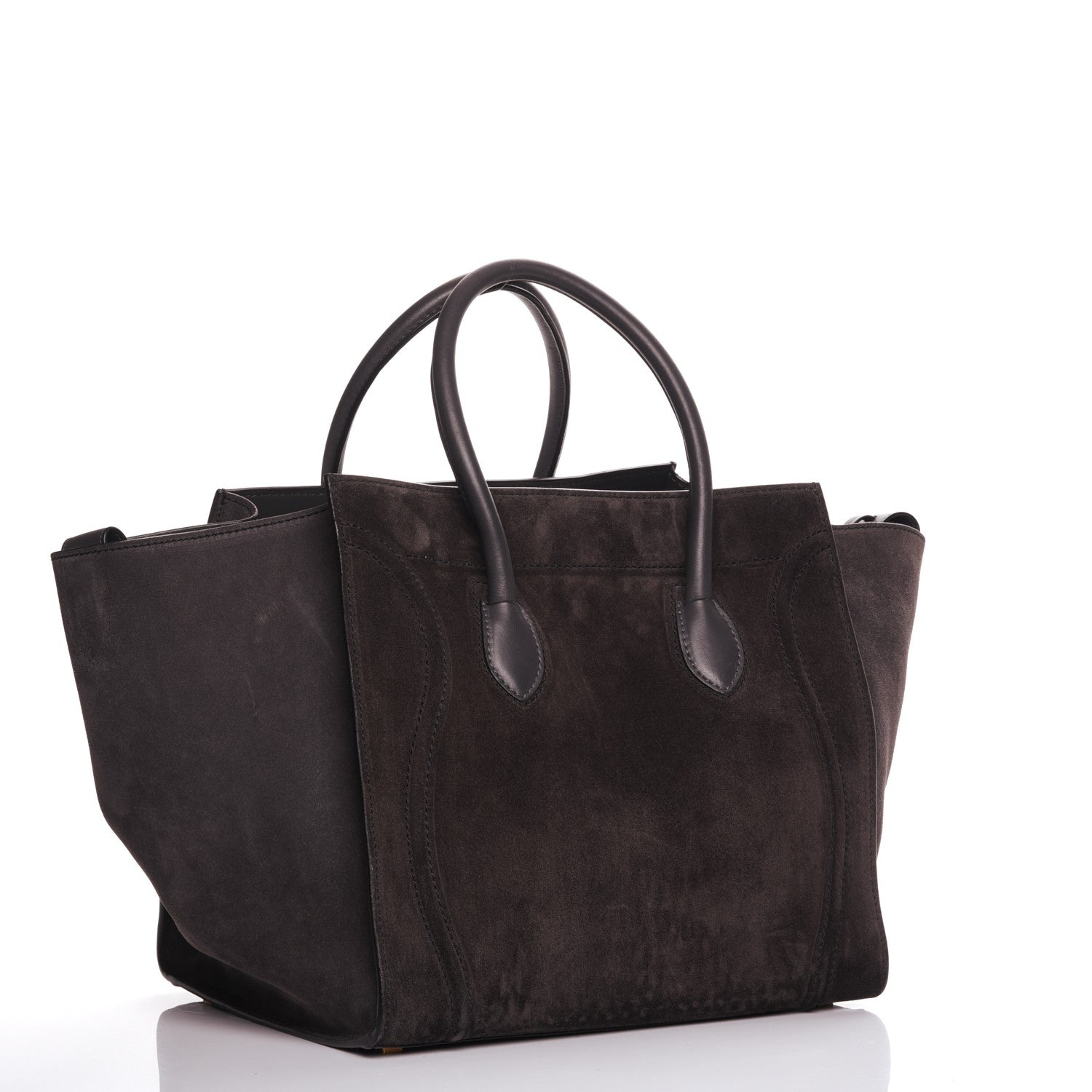 Celine Suede Medium Phantom Luggage Anthracite 3 of 9