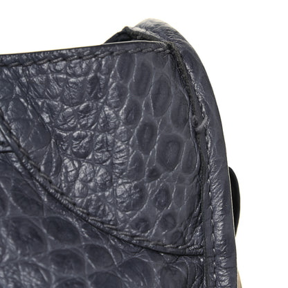 Balenciaga Calfskin Crocodile Embossed Giant 12 Gold Hardware City Gris Beton 13 of 13