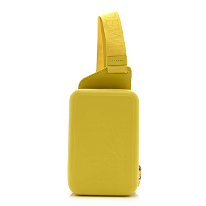 Loewe Calfskin Molded Sling Crossbody Bag Yellow 1 of 10