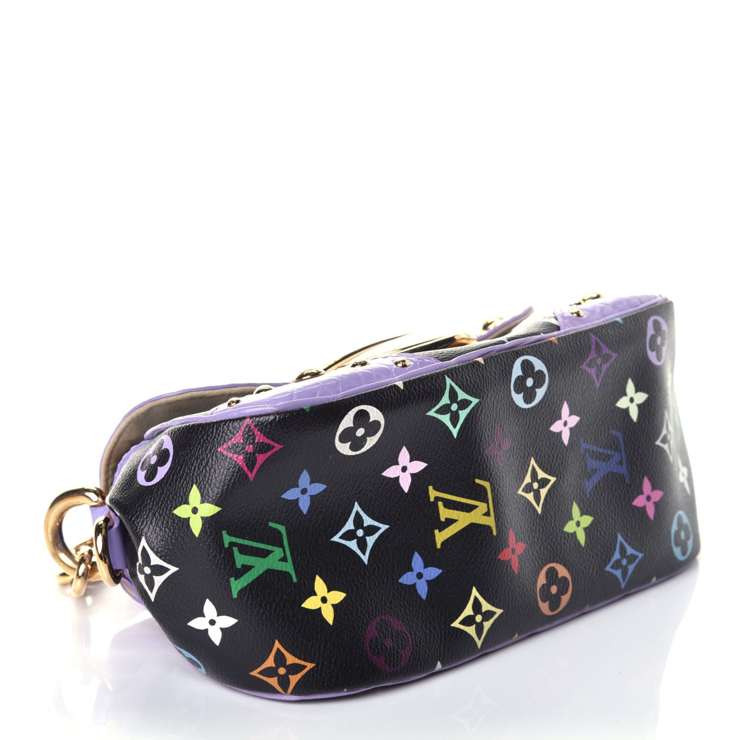 Louis Vuitton Monogram Multicolor Alligator Marilyn Black 4 of 9