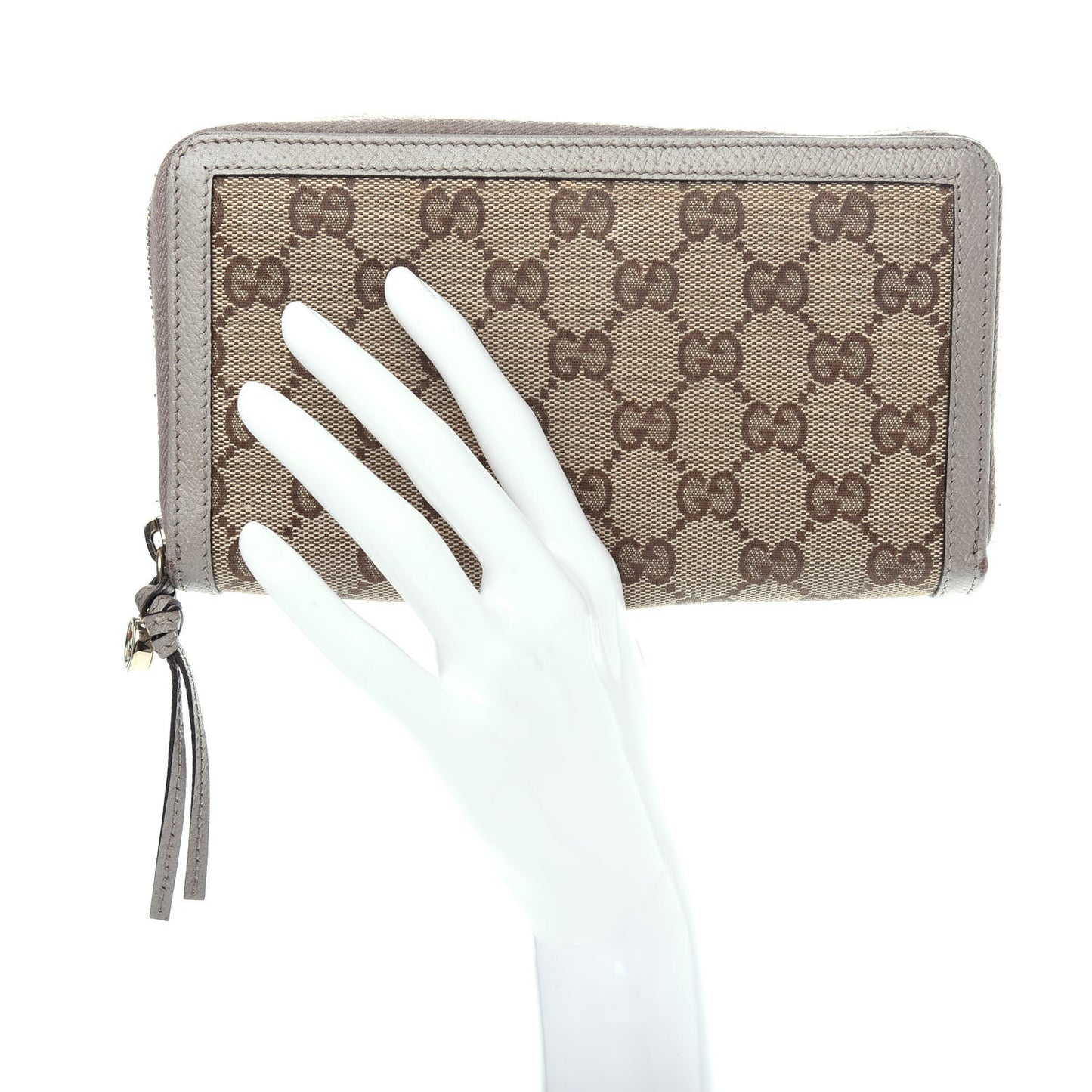 Monogram Bree Zip Around Wallet Off White