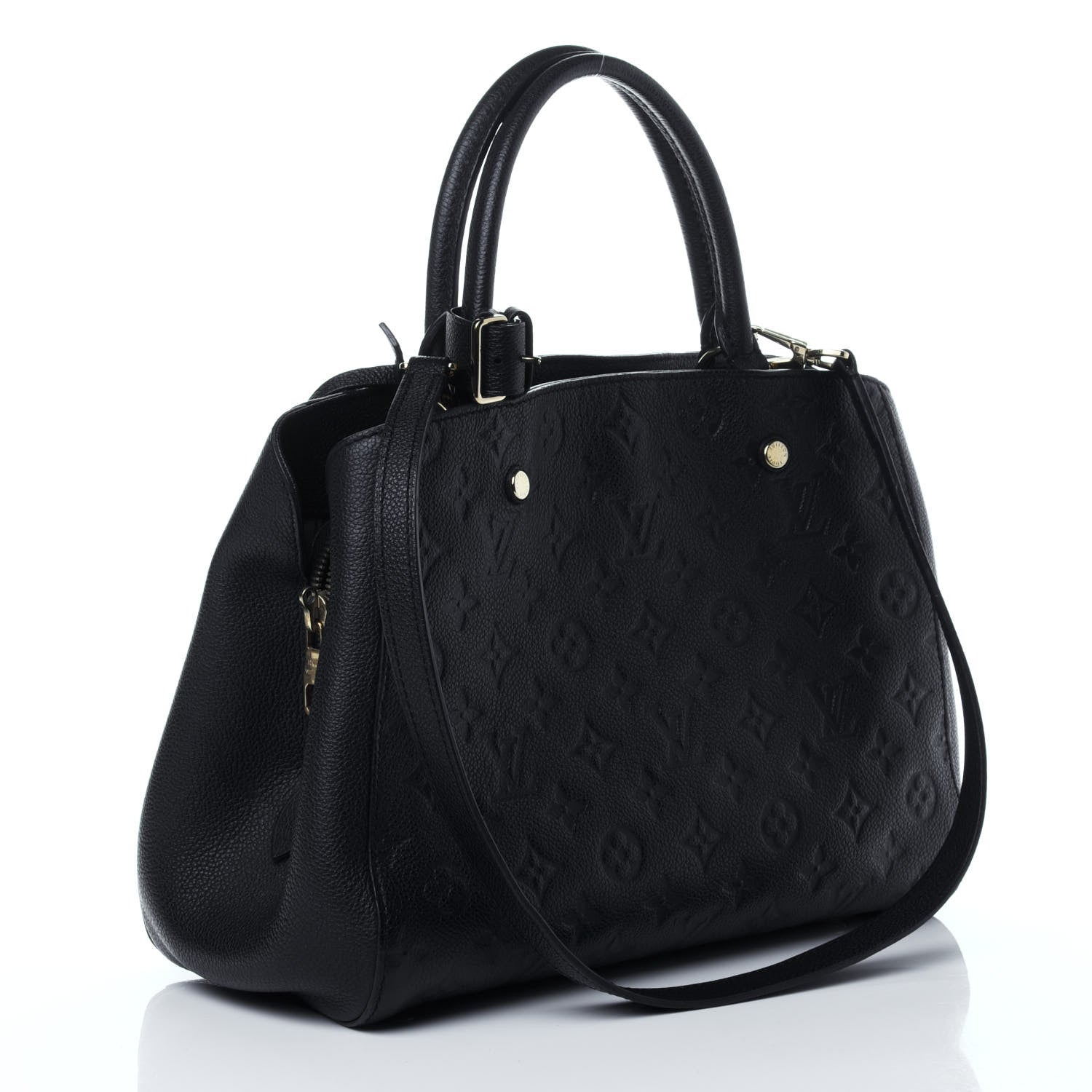 Louis Vuitton Empreinte Montaigne MM Black 2 of 4