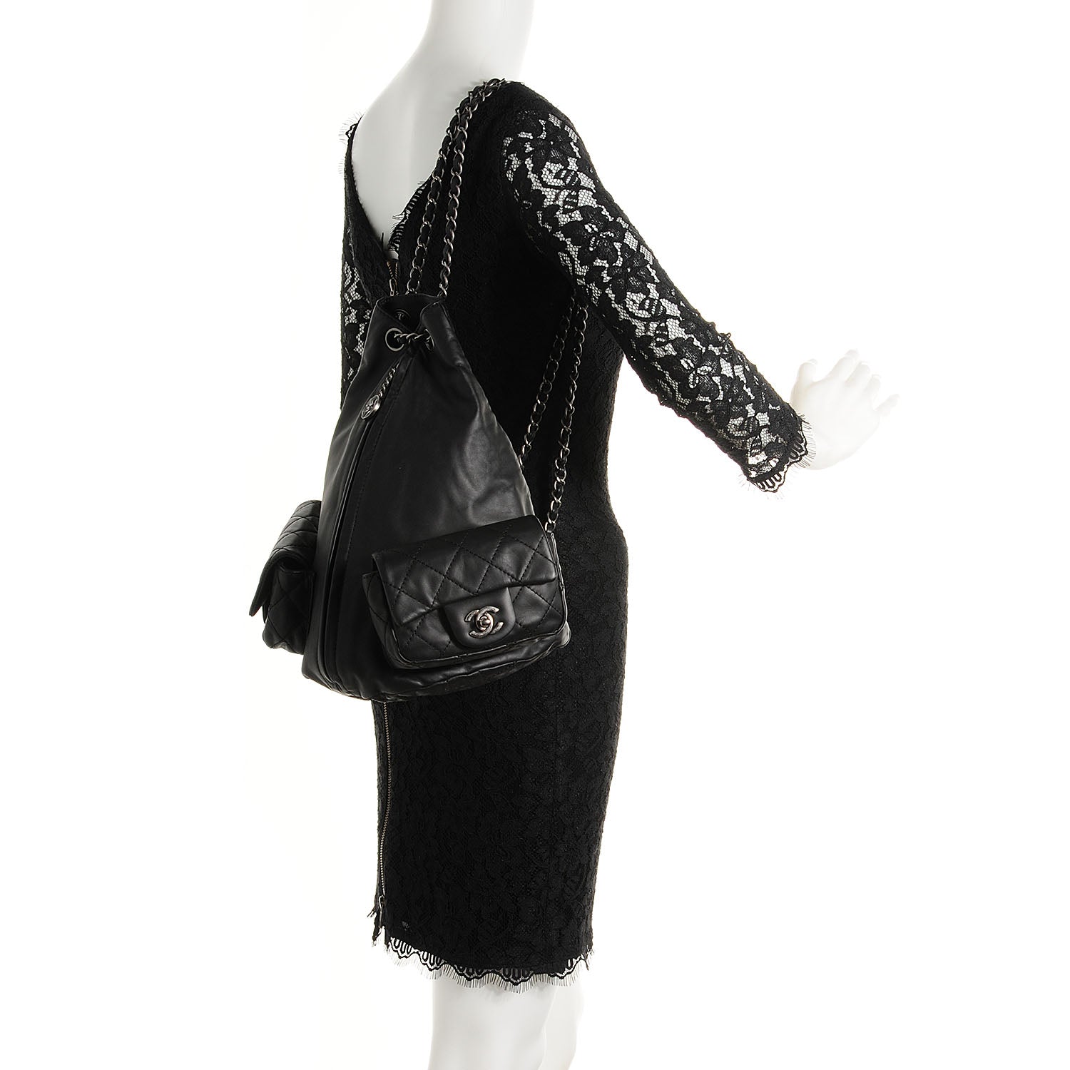 Chanel Calfskin Large Backpack Is Back Black 4 of 10