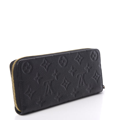 Louis Vuitton Empreinte Clemence Wallet Black 2 of 5