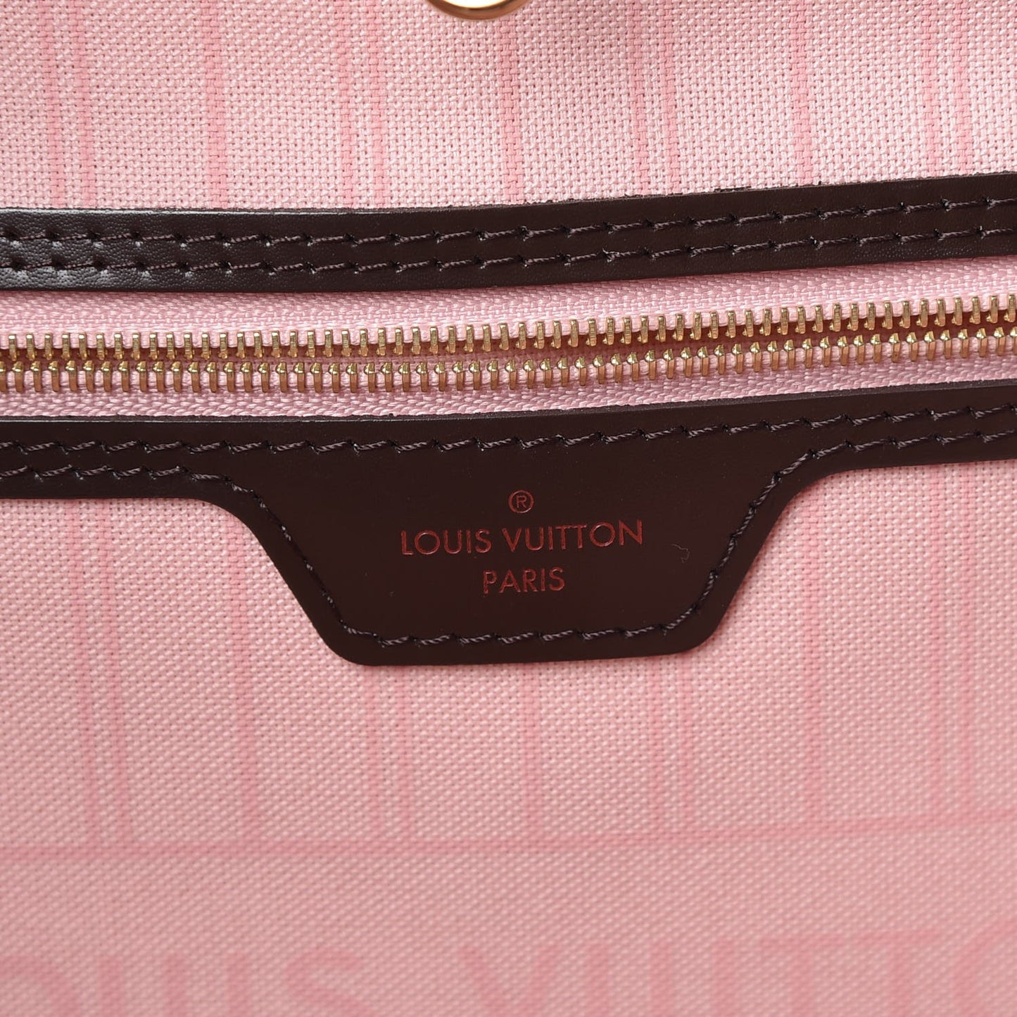Damier Ebene Neo Neverfull MM Rose Ballerine