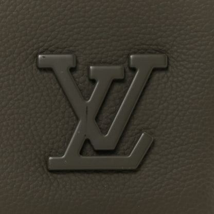 Louis Vuitton Grained Calfskin Aerogram Takeoff Pouch Grey 8 of 8