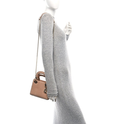 Christian Dior Snakeskin Mini Lady Dior Beige 2 of 14