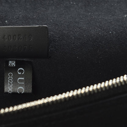Gucci GG Supreme Monogram Crystal Small Dionysus Shoulder Bag Black 8 of 13