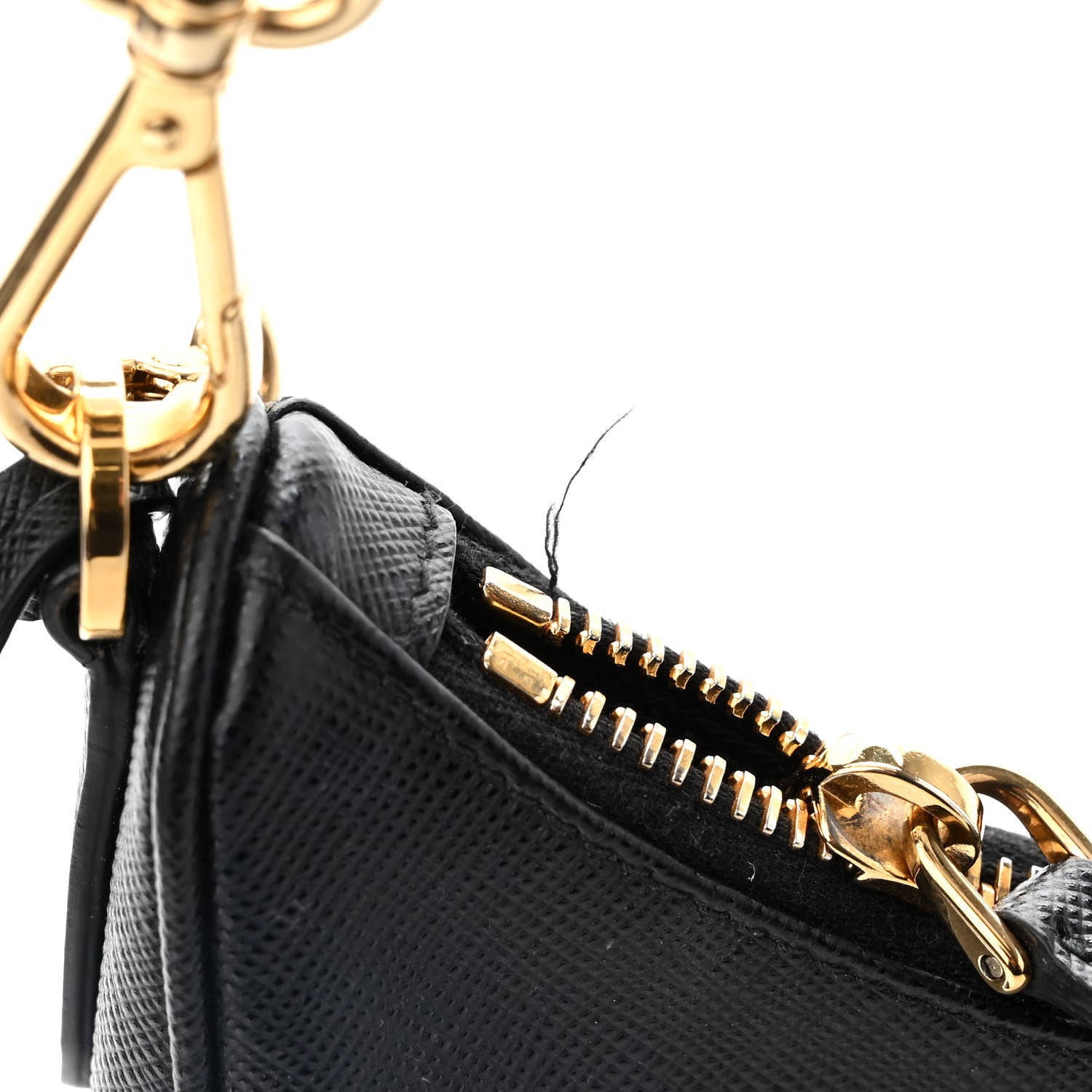 Prada Saffiano Lux Re-Edition 2005 Shoulder Bag Black 13 of 13