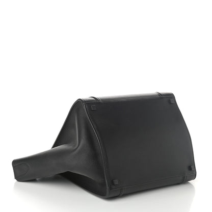 Celine Supple Calfskin Medium Phantom Luggage Black 4 of 9