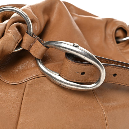 Saint Laurent Calfskin Nadja Shoulder Bag Tan 16 of 19