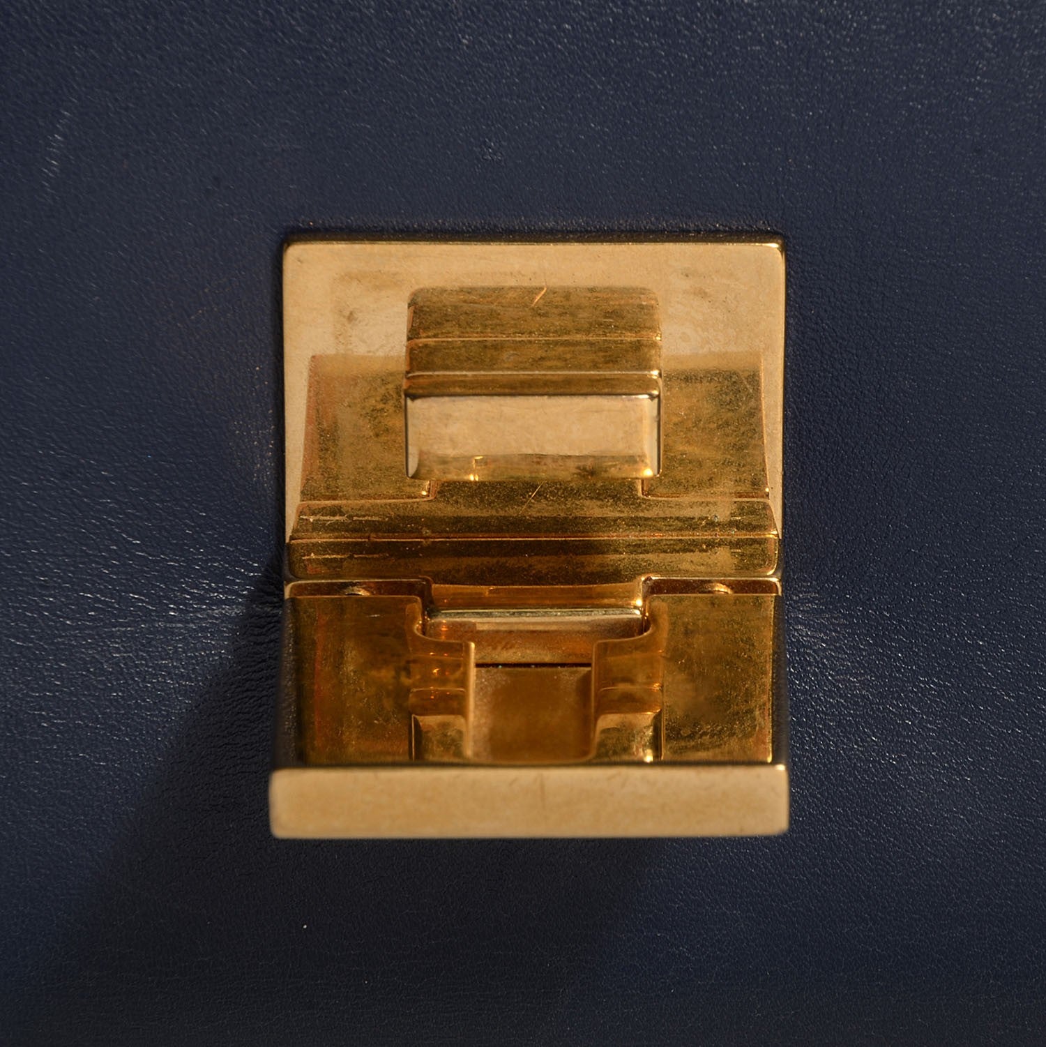 Celine Palmetto Medium Trapeze Ink Blue 9 of 9