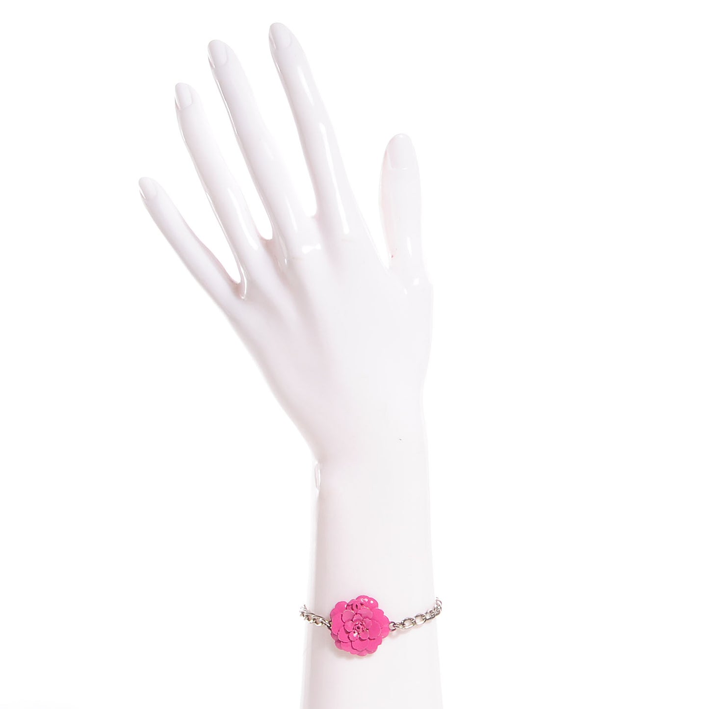 Flower Chain Camellia Bracelet Pink