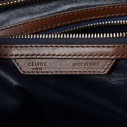 Celine Smooth Calfskin Mini Tri-Color Luggage Navy 6 of 17