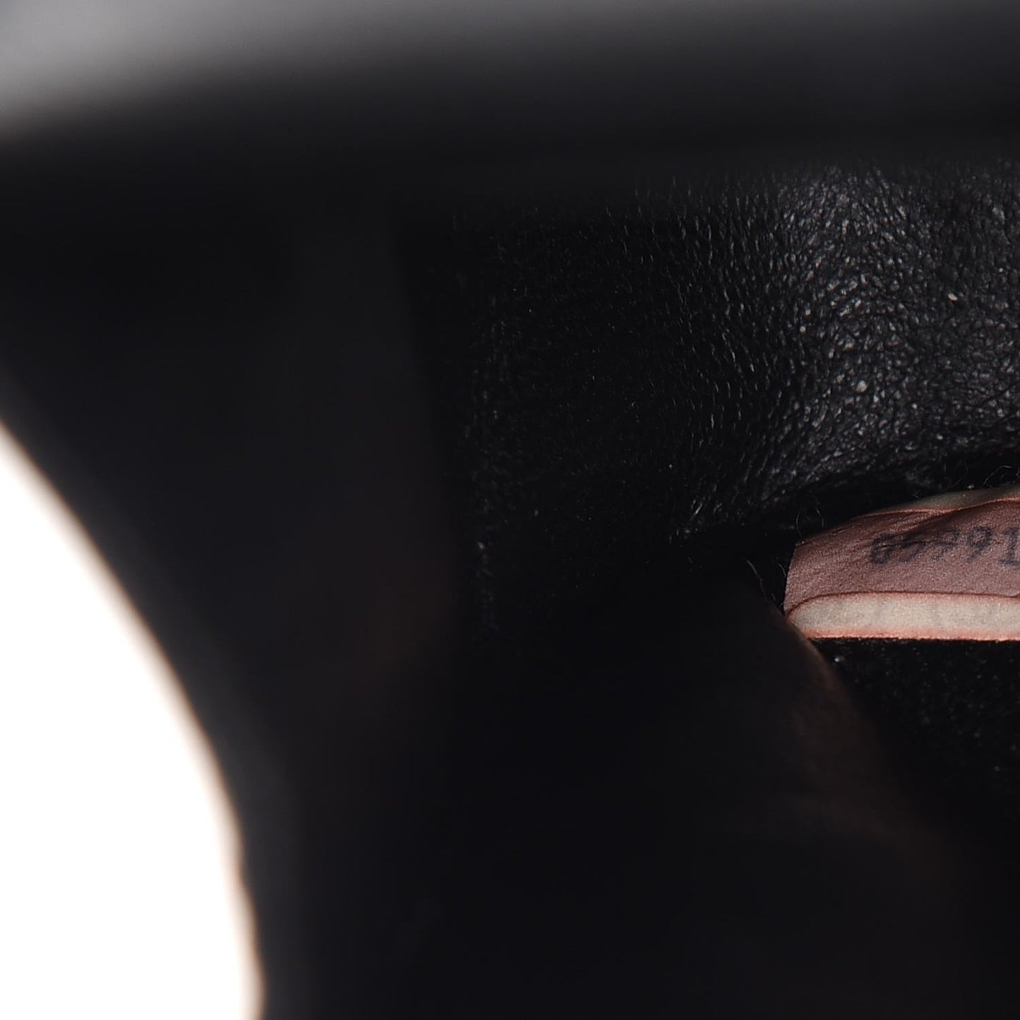 Crocodile Medium Double Flap Black