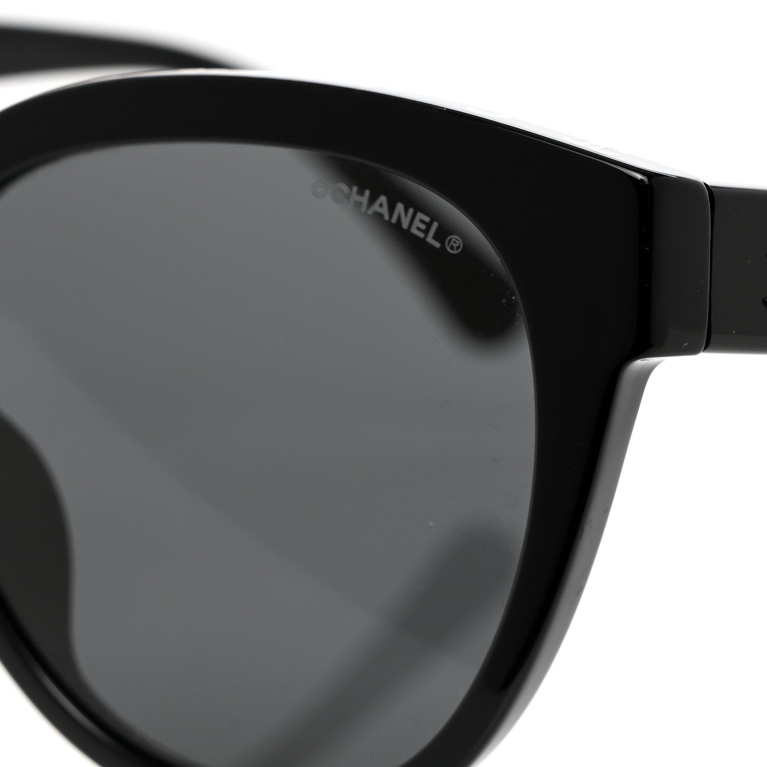 Chanel Acetate CC Butterfly Sunglasses 5414-A Black 7 of 8