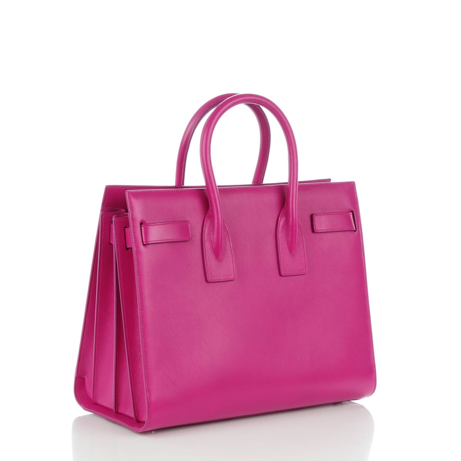 Saint Laurent Calfskin Small Sac De Jour Electric Pink 3 of 7
