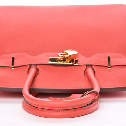 Hermes Togo Birkin 30 Rouge Pivoine 34 of 34