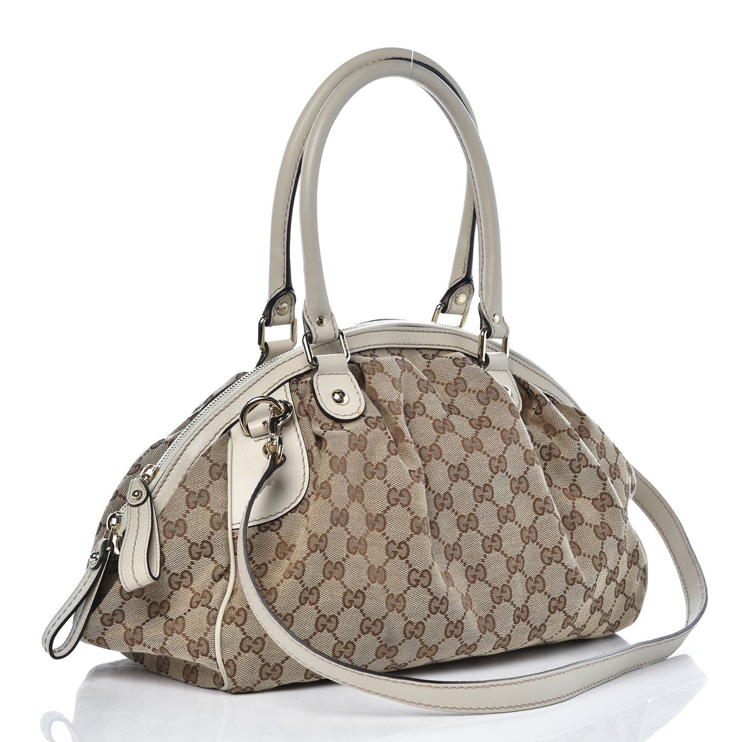 Monogram Medium Sukey Boston Off White