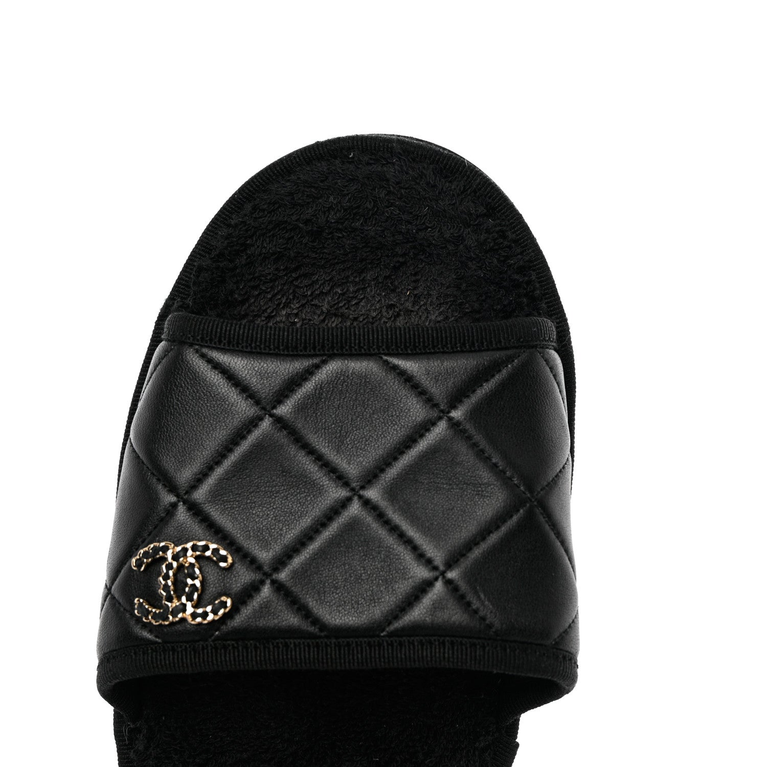 Chanel Lambskin CC Flat Mules M Black 17 of 18