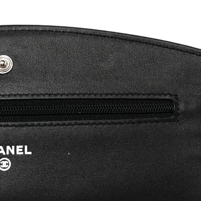 Chanel Caviar Sevruga Wallet On Chain WOC Black 11 of 25