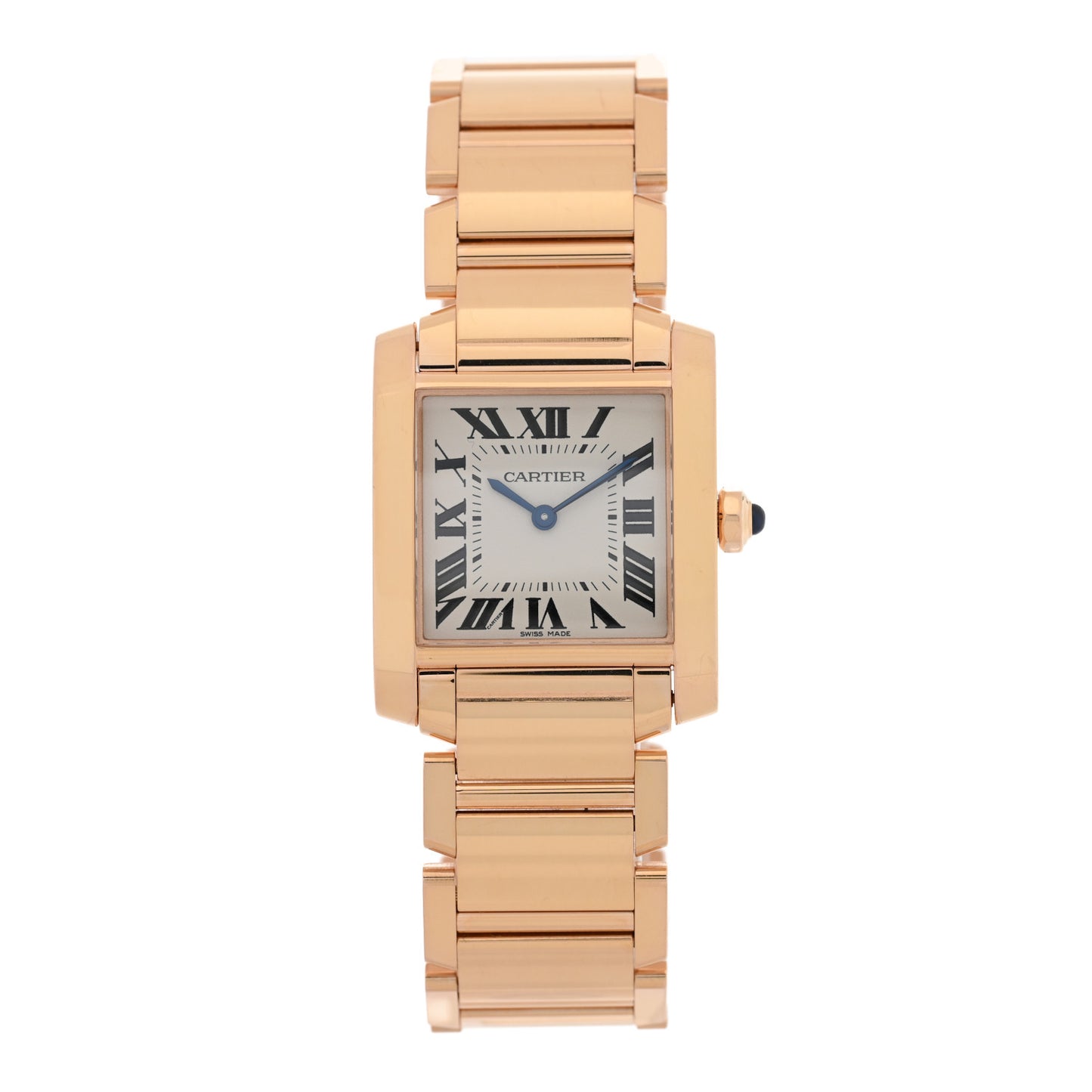 18K Pink Gold 25mm Tank Francaise Quartz Watch