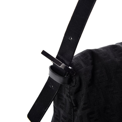 Fendi Zucchino Forever Mama Baguette Black 13 of 16